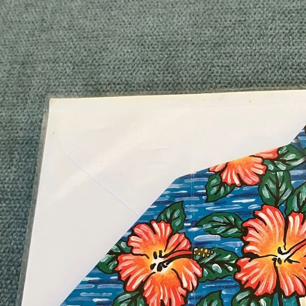 Hawaiian Shirt Stationery Card